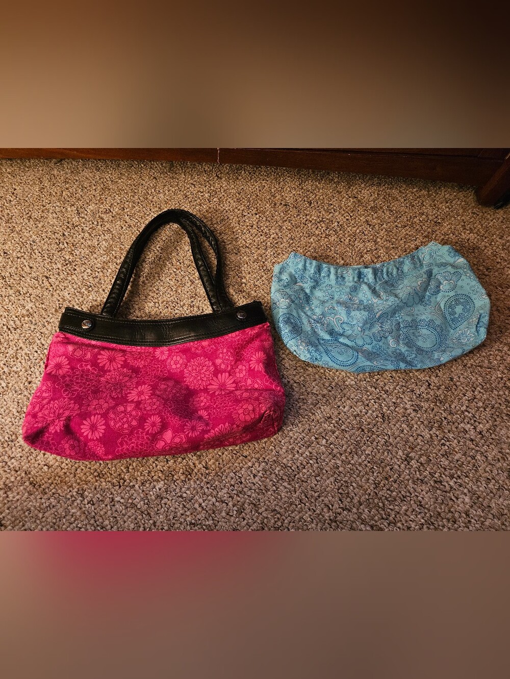 Thirty One Bag With Interchangeable Pink And Blue Designs